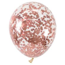 Load image into Gallery viewer, Confetti Transparent Balloons