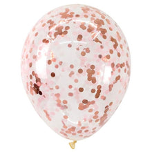 Load image into Gallery viewer, Confetti Transparent Balloons