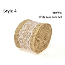 Load image into Gallery viewer, Natural Burlap Ribbon