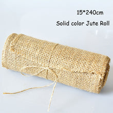 Load image into Gallery viewer, Natural Burlap Ribbon
